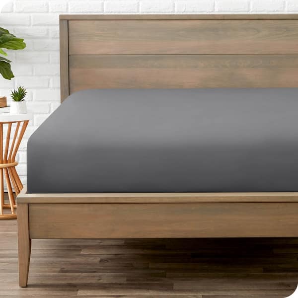 Fitted Jersey Mattress Cover - Dark Gray