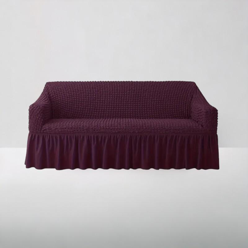 sofa Slipcover, Modern Ruffle Trim Stretchy Stretch Sofa Slipcover For Home